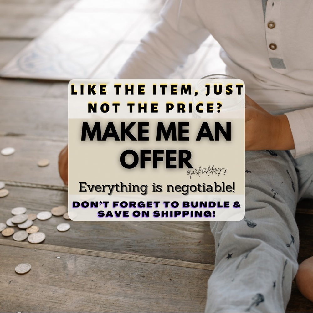 REASONABLE OFFERS welcome!